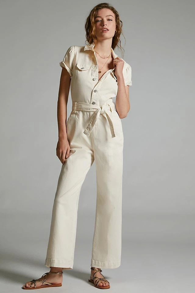 Wholesale ๐ Paige Anessa Puff-Sleeve Jumpsuit QUARTZ SAND ๐ 2 Wholesale ๐ Paige Anessa Puff-Sleeve Jumpsuit QUARTZ SAND ๐