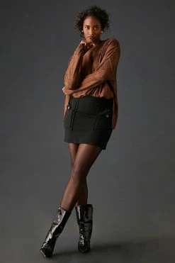 Best Pirce ???? Pilcro Mock-Neck Cashmere Sweater BROWN MOTIF ???? 4 Best Pirce ???? Pilcro Mock-Neck Cashmere Sweater BROWN MOTIF ???? -PAIGE-shop unnamed file 2136