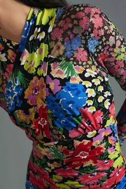 Flash Sale ⭐ By Anthropologie Mesh Halter Mock-Neck ???? Dress BLACK MOTIF ???? -PAIGE-shop unnamed file 2151