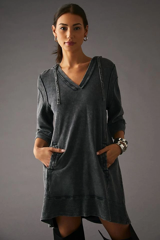 Daily Practice by Anthropologie Sport Hoodie Mini Dress Top 10 ???? Daily Practice By Anthropologie Sport Hoodie Mini ???? Dress BLACK ???? -PAIGE-shop unnamed file 217
