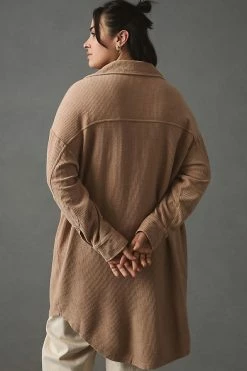 Budget ✔️ Pilcro Duster Shacket TAUPE ⭐ -PAIGE-shop unnamed file 2188