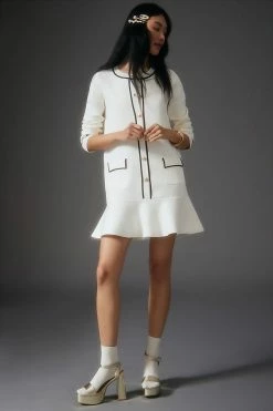 Best Sale ???? Endless Rose Mini Sweater ???? Dress IVORY ???? -PAIGE-shop unnamed file 2203