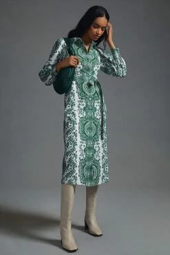 Budget ???? Kachel Printed Maxi ???? Dress GREEN MOTIF ❤️ -PAIGE-shop unnamed file 2231