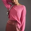 Best Pirce ⌛ Pilcro Lani Cashmere Boatneck Sweater PINK ???? -PAIGE-shop unnamed file 2234