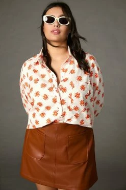 Flash Sale ???? Maeve Printed Buttondown ???? Shirt ORANGE MOTIF ???? 7 Flash Sale ???? Maeve Printed Buttondown ???? Shirt ORANGE MOTIF ???? -PAIGE-shop unnamed file 2249