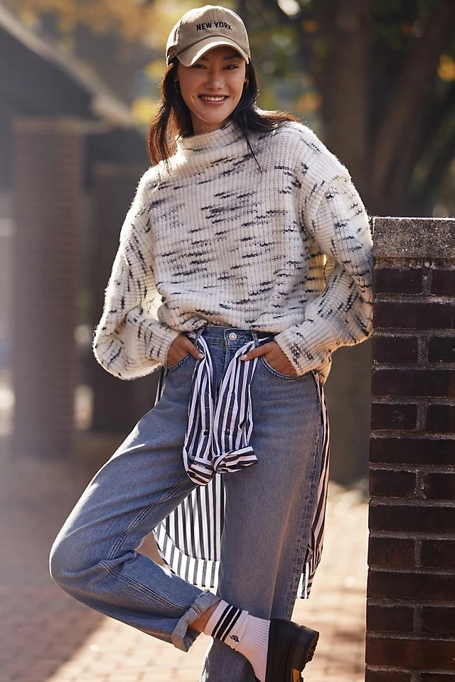 Varley Belgrave Knit Sweater Hot Sale ❤️ Varley Belgrave Knit Sweater BLACK & WHITE ???? -PAIGE-shop unnamed file 23