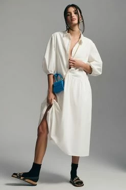 Best deal 🎉 Mare Mare X Anthropologie 👚 Shirt 👗 Dress WHITE 👏