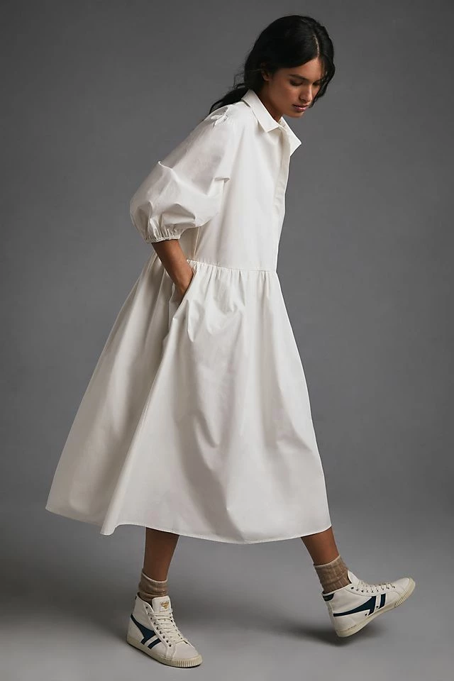 Best deal 🎉 Mare Mare X Anthropologie 👚 Shirt 👗 Dress WHITE 👏 4 Best deal 🎉 Mare Mare X Anthropologie 👚 Shirt 👗 Dress WHITE 👏 - Image 2