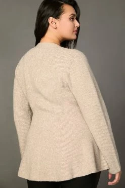 Hot Sale ❤️ Maeve Hourglass Cardigan Sweater TAUPE ???? -PAIGE-shop unnamed file 2367