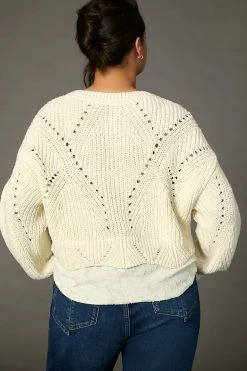 Cheap ???? By Anthropologie Layered Sweater IVORY ???? -PAIGE-shop unnamed file 2377