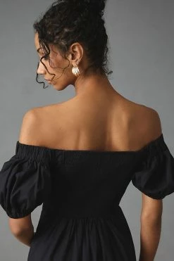 Buy ???? Maeve Puff-Sleeve Sweetheart ???? Dress BLACK ???? -PAIGE-shop unnamed file 2382