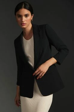 Cheapest 🥰 Maeve Roll-Sleeve Blazer BLACK 👍 9 Cheapest 🥰 Maeve Roll-Sleeve Blazer BLACK 👍 -PAIGE-shop unnamed file 2393