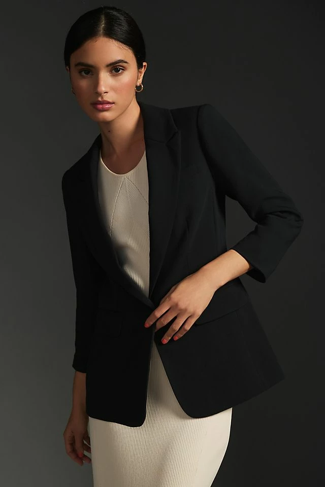 Cheapest 🥰 Maeve Roll-Sleeve Blazer BLACK 👍 5 Cheapest 🥰 Maeve Roll-Sleeve Blazer BLACK 👍 - Image 3