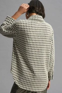 Promo ???? Greylin Knit ???? Shirt Jacket BLACK MOTIF ???? 3 Promo ???? Greylin Knit ???? Shirt Jacket BLACK MOTIF ???? -PAIGE-shop unnamed file 2452