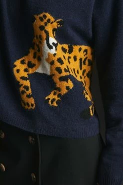 Top 10 ???? Maeve Cashmere Intarsia Sweater NAVY ???? 3 Top 10 ???? Maeve Cashmere Intarsia Sweater NAVY ???? -PAIGE-shop unnamed file 2457