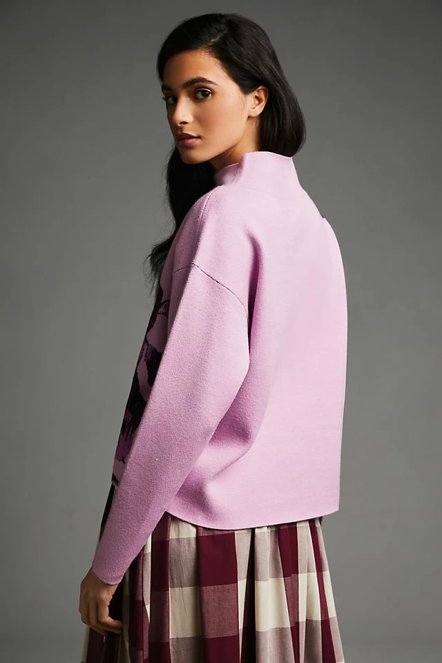 Jo Faulkner for Anthropologie Carys Sweater Best deal ???? Maeve Jo Faulkner For Anthropologie Carys Sweater LILAC ???? -PAIGE-shop unnamed file 2469