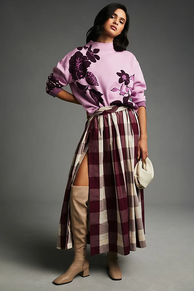 Jo Faulkner for Anthropologie Carys Sweater Best deal ???? Maeve Jo Faulkner For Anthropologie Carys Sweater LILAC ???? -PAIGE-shop unnamed file 2472