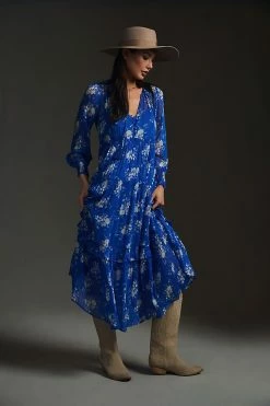 Discount ๐ By Anthropologie The Marais Printed Chiffon Maxi ๐ Dress SAPPHIRE ๐ 11 Discount ๐ By Anthropologie The Marais Printed Chiffon Maxi ๐ Dress SAPPHIRE ๐ -PAIGE-shop unnamed file 2524