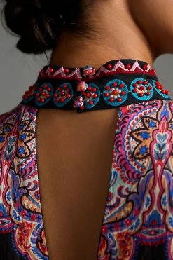 Budget ???? By Anthropologie Tiered Mix-Print ???? Dress BLACK MOTIF ???? -PAIGE-shop unnamed file 2547