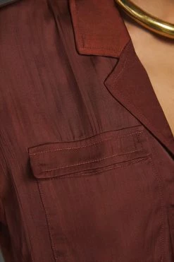 Top 10 ???? By Anthropologie Collared Henley Top DARK ORANGE ???? -PAIGE-shop unnamed file 2577