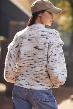 Hot Sale ❤️ Varley Belgrave Knit Sweater BLACK & WHITE ???? 5 Hot Sale ❤️ Varley Belgrave Knit Sweater BLACK & WHITE ???? -PAIGE-shop unnamed file 26