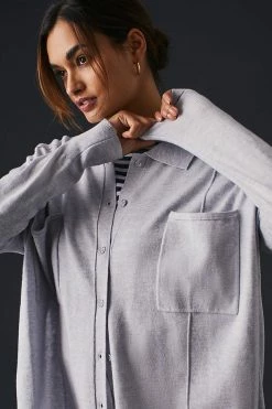 Hot Sale ???? Daily Practice By Anthropologie Sweater ???? Shirt LIGHT GREY ⭐ 4 Hot Sale ???? Daily Practice By Anthropologie Sweater ???? Shirt LIGHT GREY ⭐ -PAIGE-shop unnamed file 261