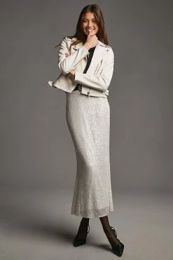 Hot Sale ⌛ By Anthropologie Faux Leather Moto Jacket IVORY ???? -PAIGE-shop unnamed file 2628