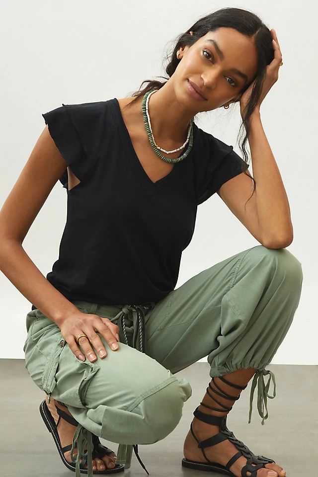 Maeve Catie Ruffle-Sleeved Tee Buy ???? Maeve Catie Ruffle-Sleeved Tee OXFORD ⌛ -PAIGE-shop unnamed file 2640