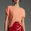 Deals ???? Pilcro Oversized Cable-Knit Sweater Tee CORAL ???? 1 Deals ???? Pilcro Oversized Cable-Knit Sweater Tee CORAL ???? -PAIGE-shop unnamed file 2644
