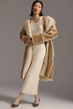 Promo ???? Pilcro Reversible Sherpa ???? Coat NEUTRAL ???? -PAIGE-shop unnamed file 2652