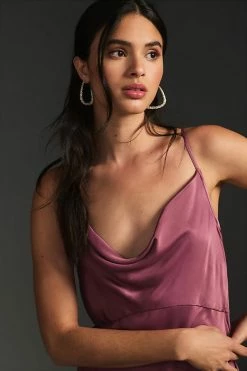 Budget ???? By Anthropologie Elyse Bias Slip ???? Dress PLUM ✨ 4 Budget ???? By Anthropologie Elyse Bias Slip ???? Dress PLUM ✨ -PAIGE-shop unnamed file 2658