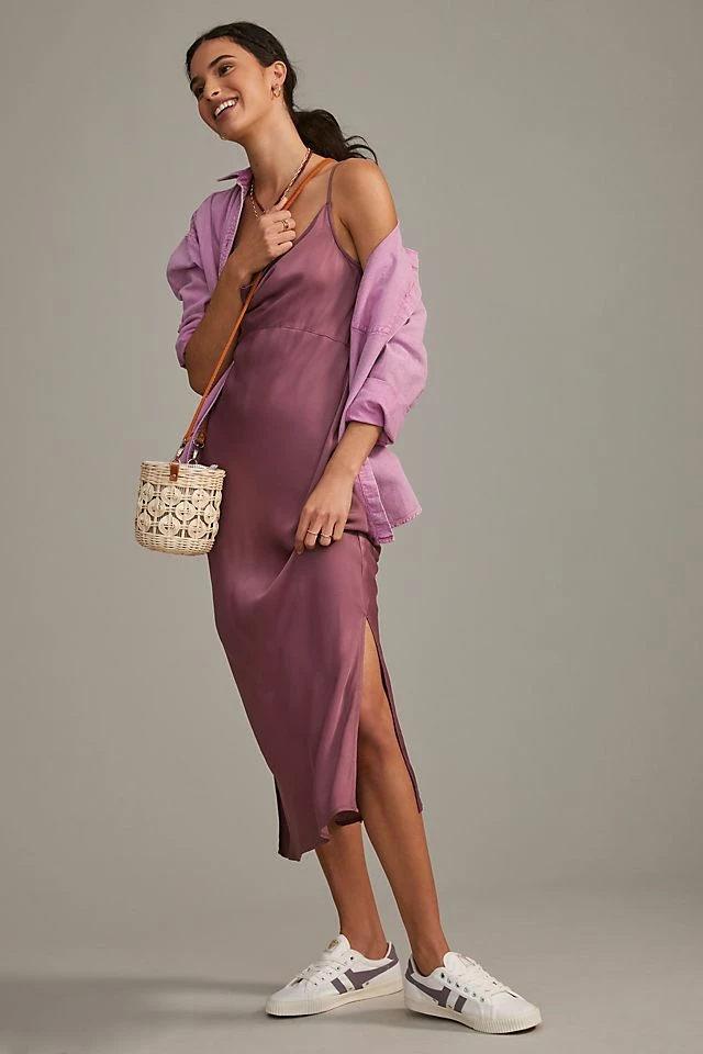 By Anthropologie Elyse Bias Slip Dress Budget ???? By Anthropologie Elyse Bias Slip ???? Dress PLUM ✨ -PAIGE-shop unnamed file 2661
