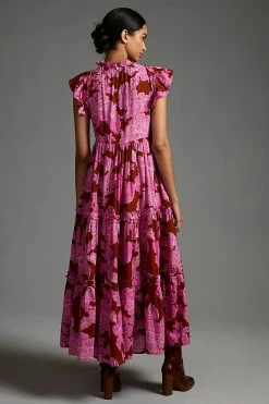 Brand new ⭐ Love The Label Tiered Ruffled ???? Dress PINK COMBO ✨ -PAIGE-shop unnamed file 2679