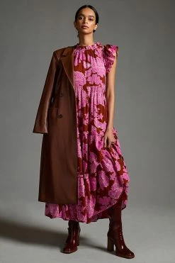 Brand new ⭐ Love The Label Tiered Ruffled ???? Dress PINK COMBO ✨ -PAIGE-shop unnamed file 2680