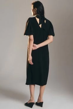 Discount ???? Amadi Mock-Neck ???? Dress BLACK ???? -PAIGE-shop unnamed file 2706