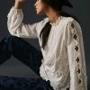 Hot Sale ???? By Anthropologie Embellished Floral Blouse IVORY ???? 1 Hot Sale ???? By Anthropologie Embellished Floral Blouse IVORY ???? -PAIGE-shop unnamed file 2723