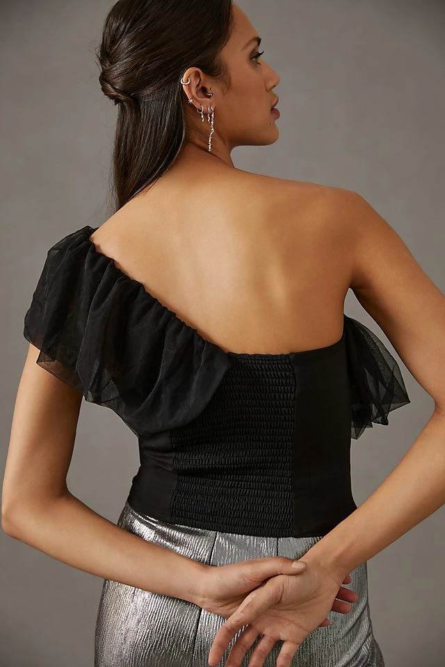 Sunday in Brooklyn One-Shoulder Top Best Pirce ✔️ Sunday In Brooklyn One-Shoulder Top BLACK ???? -PAIGE-shop unnamed file 2731