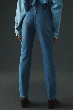 Cheap ???? Maeve Bombshell Slim Straight ???? Jeans DENIM MEDIUM BLUE ???? -PAIGE-shop unnamed file 2816
