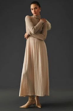 Outlet ???? By Anthropologie Twofer Sweater ???? Dress NEUTRAL MOTIF ⭐ -PAIGE-shop unnamed file 2837