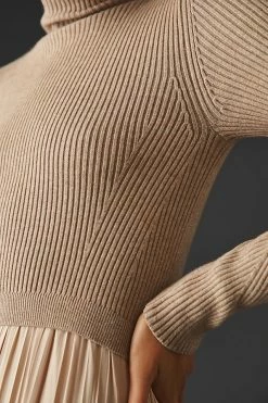 Outlet ???? By Anthropologie Twofer Sweater ???? Dress NEUTRAL MOTIF ⭐ -PAIGE-shop unnamed file 2838