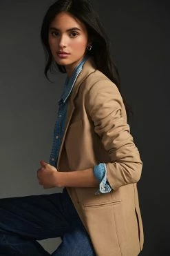 Cheapest ❤️ Maeve Double-Breasted Blazer HEATHERED CAMEL ???? 6 Cheapest ❤️ Maeve Double-Breasted Blazer HEATHERED CAMEL ???? -PAIGE-shop unnamed file 2891