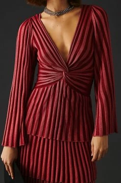 Coupon ???? Cecilia Prado Twist-Front ???? Dress WINE ???? -PAIGE-shop unnamed file 2896