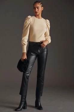 Flash Sale ???? Dolan Left Coast DOLAN Puff-Sleeve Blouse IVORY ???? -PAIGE-shop unnamed file 2900