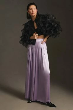 Cheap ???? Eva Franco Ruffled Organza Bomber Jacket BLACK ???? -PAIGE-shop unnamed file 2907