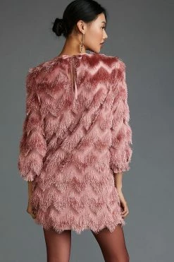 Buy ???? Hutch Fringed Chevron ???? Dress ROSE ???? -PAIGE-shop unnamed file 2936