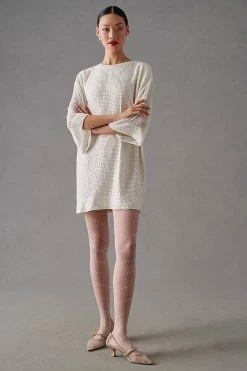 Hot Sale ???? Let Me Be Sequin Mini ???? Dress WHITE ???? 3 Hot Sale ???? Let Me Be Sequin Mini ???? Dress WHITE ???? -PAIGE-shop unnamed file 2968