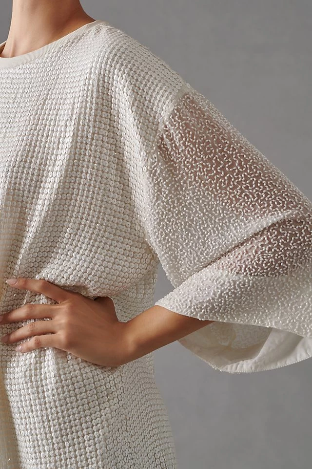 Let Me Be Sequin Mini Dress Hot Sale ???? Let Me Be Sequin Mini ???? Dress WHITE ???? -PAIGE-shop unnamed file 2971