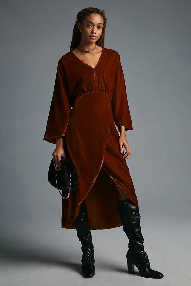 Let Me Be Asymmetrical Velvet Dress Deals ???? Let Me Be Asymmetrical Velvet ???? Dress GOLD ???? -PAIGE-shop unnamed file 2979