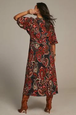 Coupon ???? Kachel Puff-Sleeve ???? Dress NAVY ???? -PAIGE-shop unnamed file 2990