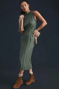 Buy ???? Stateside Mock Neck ???? Dress MOSS ????